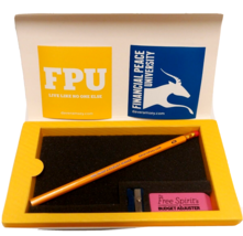 Dave Ramsey&#39;s Financial Peace University Welcome Kit Pencil Eraser Stickers - £8.17 GBP