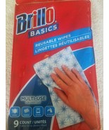Brillo Basics Reusable Wipes Multi-use 9 count upc 639277228499 - $25.52 CAD