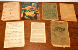 Patriotic American Song Book LARGE LOT Religious Sheet Music Piano Early... - $14.84