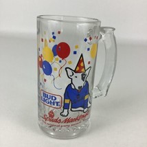 Vintage Spud Mackenzie Bud Light 1987 Party Animal Glass Mug Anheuser Busch - £17.17 GBP