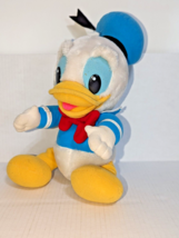 Vintage Disney Babies Donald Duck 1984 Hasbro Plush Stuffed Animal 12&quot; S... - $21.26