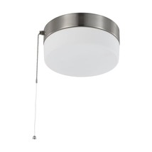 Satco (62-1566 12 Watts 8 Inch; Led Flush Mount Fixture W/Pull Chain; Br... - £47.26 GBP