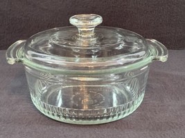 MINT! Anchor Hocking Hospitality Clear Glass Baking Dish Lid Casserole #1436 - £19.34 GBP