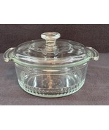 MINT! Anchor Hocking Hospitality Clear Glass Baking Dish Lid Casserole #1436 - $24.49
