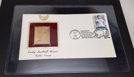 2003 Early Football Heroes Walter Camp Replica FDC 22kt Gold Golden Cover STAMP - £7.88 GBP