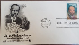 First Day of Issue Black Heritage Series 1988 James Weldon Johnson - £1.58 GBP