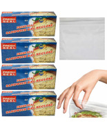 200 Ct Reusable Freezer Bags Snack Sandwich Fruits Press Seal Resealable... - £23.59 GBP