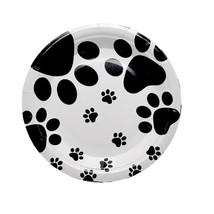  Dog Paw themeDisposable Tableware Cup Plate Napkin Kids happy Birthday Baby Sho - £112.03 GBP