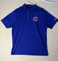 Under Armour Fanatics Chicago Cu S Polo Shirt Men’s Large Blue Short Sle... - $20.00