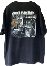 Harley Davidson T Shirt Orlando Florida Mens XL Black RK Stratman Reflec... - £14.33 GBP