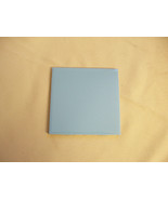 1pc VINTAGE H &amp; R JOHNSON POWDER BLUE CERAMIC WALL TILE 4 1/4&quot; NOS 4.25 ... - $9.44 CAD