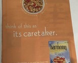 vintage Harmony Cereal General Mills Print Ad Advertisement 2001 pa1 - $4.94
