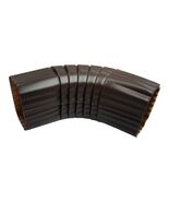 1 - Aluminum Gutter Downspout Gutter A Elbow - 3&quot; x 4&quot; Brown - $195.44 MXN