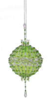 The Cracker Box DIY Christmas Ornamnt Kit Limelight on Celery Ball - $55.00