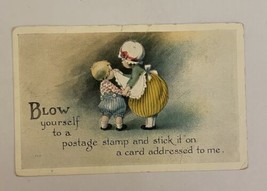 Blow Yourself to A Postage Stamp &amp; Stick It On A Card Addressed To Me Po... - £11.58 GBP