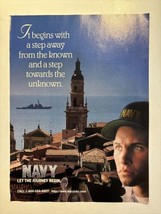 1998 US NAVY Recruiting Enlistment Recruiting A Step Away Magazine Print Ad - £5.54 GBP