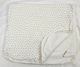 Vintage Baby Gap White Sail Boat Sailboat Cotton Blanket Red Blue Layette 2000s - £55.38 GBP