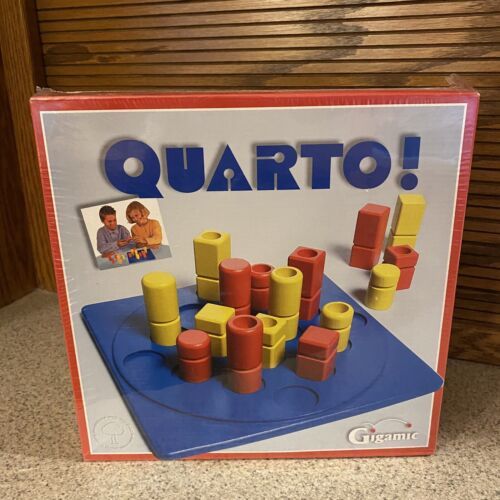 Vintage 1991 Quarto Gigamic Board Game Puzzle Strategy All Wood Set Sealed New! - £20.92 GBP