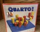 Vintage 1991 Quarto Gigamic Board Game Puzzle Strategy All Wood Set Seal... - $26.59