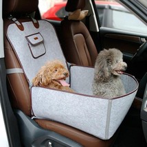 Retro Pet Travel Buddy: Versatile Car Mat &amp; Seat Cushion - £55.01 GBP