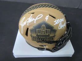 Brett Favre signed HOF Mini Helmet w/coa - £151.41 GBP