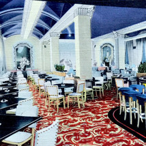 Jung Hotel Postcard Linen Vintage New Orleans Cotillion Lounge Canal Street - £7.86 GBP