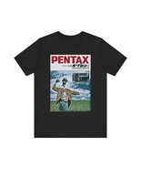 Pentax Retro Ad Art Graphic Print Crewneck Unisex Jersey Short Sleeve Te... - $20.35+