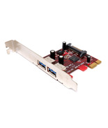 STARTECH PEXUSB3S22 (2) USB 3.0 SUPER SPEED, PCIE X1 W/SATA POWER - NEW - $24.48