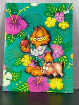 Garfield Mead Portfolio Folder New Jim Davis School 1978 Hawaiian Flowers - $9.87