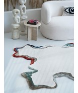 Hand-tufted Multi color rug for bedroom shaped rug Tufted rug 5x8 ft - $154.28+