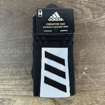 Adidas Unisex Creator 365 Cushioned Crew Socks Medium Black New Basketba... - £8.18 GBP