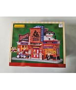 Lemax Gordy&#39;s Cycle Shop Christmas Village Building Retired 2016 Excelle... - £46.47 GBP