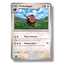 Paldean Fates Pokemon Card: Oinkologne 072/091 - £2.16 GBP