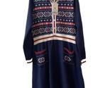 Hope and Henry Blue Knit Fair Isle Fit and Flare Dress Girls Size 10 Nwt - £11.87 GBP