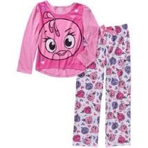 Angry Birds  Girls 2 Piece Pajama Set Long Sleeve  Size 4-5 ,6-6X NWT - £10.64 GBP