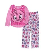 Angry Birds  Girls 2 Piece Pajama Set Long Sleeve  Size 4-5 ,6-6X NWT - £10.64 GBP