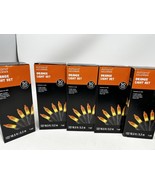 Ashland Halloween Orange Light Sets 50 Orange Lights X5 Boxes - $47.47 CAD