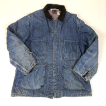 Dubble Ware 60&#39;s Denim Chore Jacket Wool Blanket Lined Vintage Workwear ... - $395.99