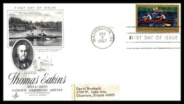 1967 US FDC Cover - Thomas Eakins, Washington DC Q9 - $2.96