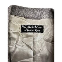 VTG 80s Kilgour French Stanbury Camel Hair Grey Blazer 44R Savile Row Qu... - $178.15