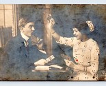 RPPC Advertisement Commercial Electric Supply Co St. Louis Couple Playin... - £28.76 GBP