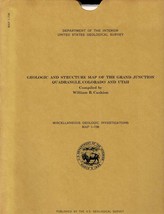 USGS Geologic Map: Grand Junction Quadrangle, Colorado and Utah - $12.89