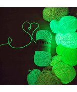 1 Roll Stylish Glow in The Dark Yarn Luminous Hand Knitting Sewing Acces... - £27.51 GBP