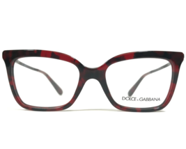 Dolce &amp; Gabbana Eyeglasses Frames DG3261 2889 Black Red Tortoise 51-17-145 - £89.23 GBP