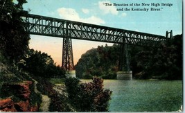Bridges Postcard New High Bridge over the Kentucky River Vintage Posted - £7.08 GBP