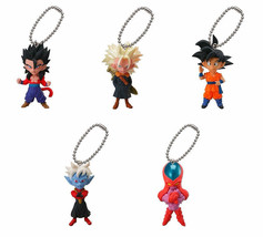 Dragon Ball UDM Burst 18 Keychain Swing Mascot Goku Gohan Trunks Hatchiy... - $12.99+