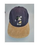 VTG Disney Pro Collection Mickey Mouse Golf Leather Bill Adjustable Stra... - $34.27 CAD