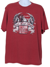 Bass Pro Shops Red T-Shirt With Eagle Size XL &#39;An American Tradition&#39; - $13.85