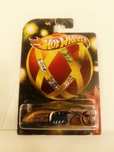 Hot Wheels 2011 Holiday Hot Rods Gold Pit Cruiser Motorcycle Mint On Card - $14.99