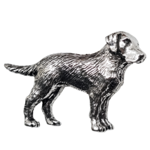 Labrador Pin Badge Lab Retriever Pet Working Dog Pewter Brooch Pin By A R Brown - $7.97